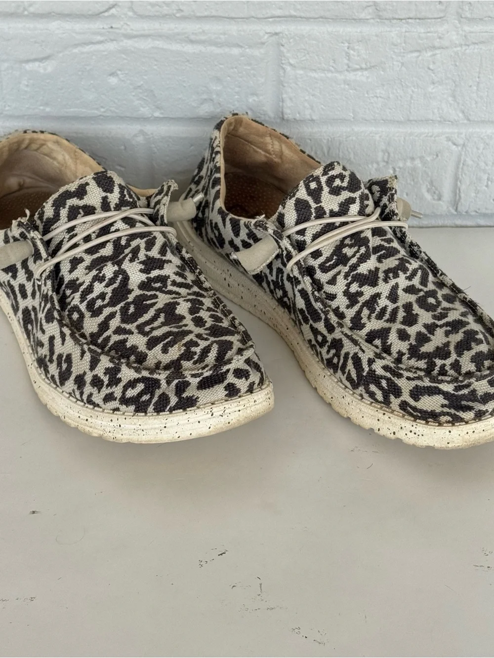 Cheetah Hey Dude Shoes Women's 11